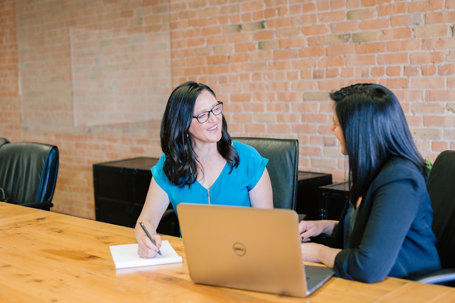 Person reviewing paperwork